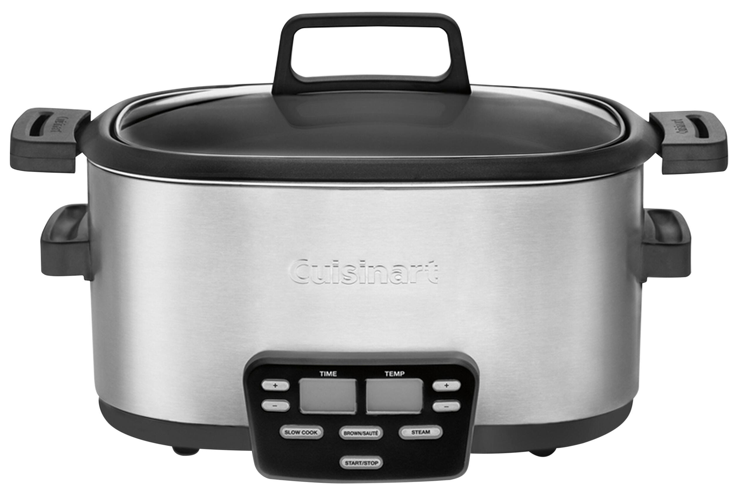 Cuisinart 6 Qt. Cook Central 3 in 1 Multi Cooker Brushed Stainless Steel School Specialty